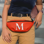 Personnaliser Monogramme Nom initial Orange