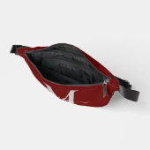 Personnaliser Monogramme Nom initial Rouge foncé (Ouvrir)