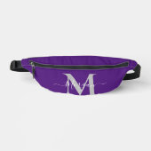 Personnaliser Monogramme Nom initial Royal Purple (Recto)