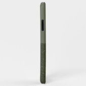 Personnaliser Moss coque iphone vert (Dos/Droite)