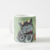 Personnaliser MUG Robots Chat Et Chien (Devant gauche)