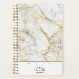 Personnaliser Or Blanc Gris Marbre Entreprise 