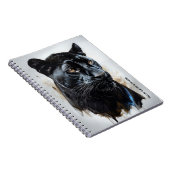 PERSONNALISER : Panthère noire | Journal carnet (Côté Droit)