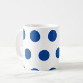 Personnaliser par nom Polka Mug (Devant gauche)