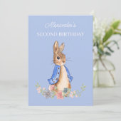 Personnaliser Peter Rabbit Invitation pour le 2e a (Debout devant)