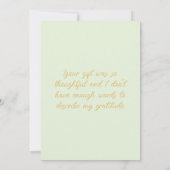 Personnaliser Pierre le lapin Merci photo (Dos)