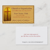 Personnaliser plombée de carte de visite (Devant / Derrière)