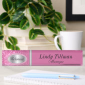 Personnaliser, Plutôt en rose Nom Plaque