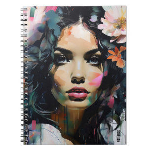 PERSONNALISER : Portrait Abstrait Journal carnet