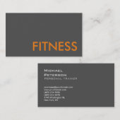 Personnaliser Professionnel Fitness Carte de visit (Devant / Derrière)