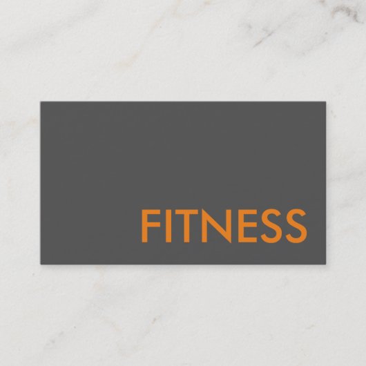 Personnaliser Professionnel Fitness Carte de visit (Devant)