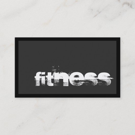 Personnaliser Professionnel Fitness Carte de visit (Devant)