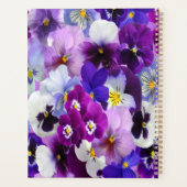 Personnaliser Purple Bleu Blanc Floral Fleurs Pans (Dos)