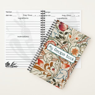 Personnaliser Recette Livre - William Morris Desig