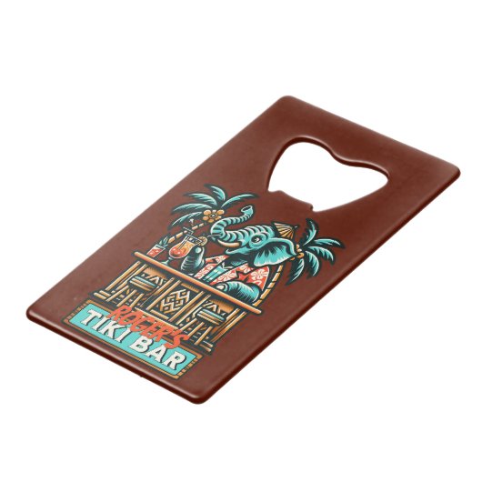 Personnaliser Retro Elephant Tiki Ba (Devant Angle)