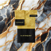 Personnaliser romantique feuille d'or moderne avec