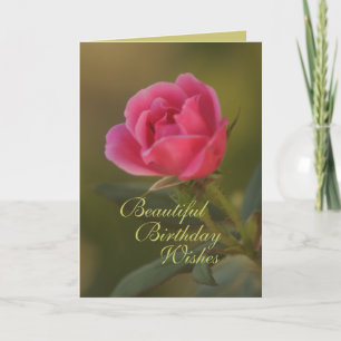 Personnaliser rose de carte de vision toute