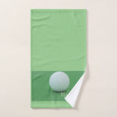 Personnaliser Sage Green Arrière - plan Golf Ball (Serviette à main)
