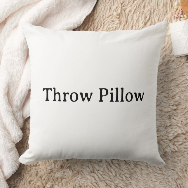 personnaliser simple Coussin de 50 cm en Polyester (Couverture)