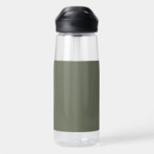Personnaliser Split Moss Bouteille d'eau verte (Arrière)