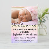 Personnaliser sur les Faire-part de naissance pour (Debout devant)