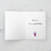 Personnaliser Sweet Surprises Carte Anniversaire (Intérieur)