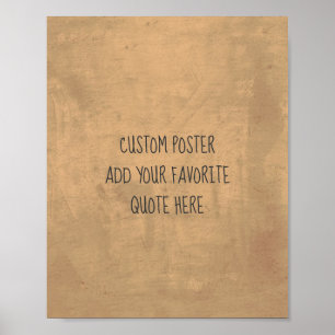 personnaliser un poster personnalisé ajouter votre