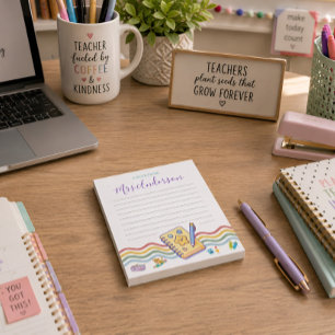 Personnaliser Une Note Du Bloc-Notes De L'Enseigna