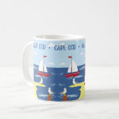 Personnaliser Vacances été Souvenir Café Mug (Devant gauche)