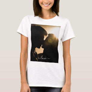 Personnaliser votre amour Photo T-shirt cadeau ave