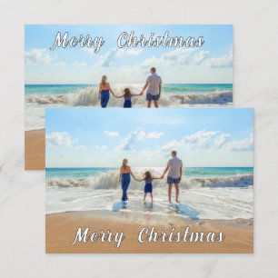 Personnaliser votre carte de Noël photo