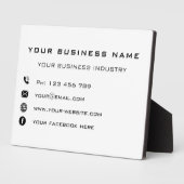 Personnaliser votre entreprise Plaque Office perso (Côté)