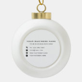 Personnaliser votre nom d'entreprise Info Ornement (Devant)