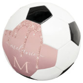 Personnaliser Votre Nom Lettre Rose Boule de Footb (3/4)