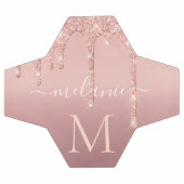 Personnaliser Votre Nom Lettre Rose Boule de Footb (Plat)