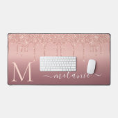 Personnaliser votre nom Lettre Rose Parties scinti (Clavier et souris)