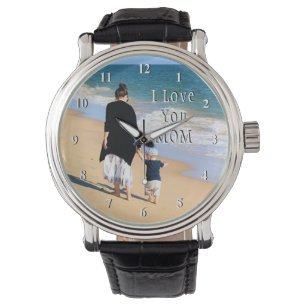 Personnaliser votre photo Montre Texte - Je t'aime