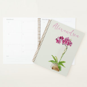 Personnaliser Watercolor Moth Orchard