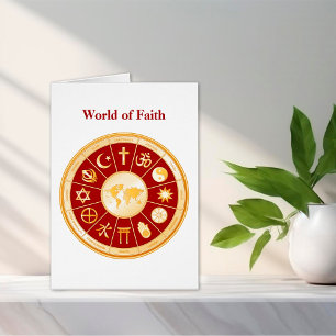 Personnaliser World of Faith Greeting Card