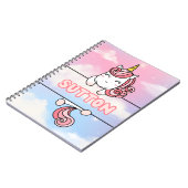 PersonnaliséSutton Unicorn Carnet Girlie (Côté gauche)