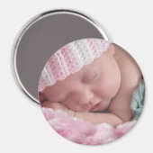 Personnalisez ce aimant pour réfrigérateur bébé (Recto/Verso)