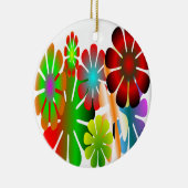 Personnalisez cet ornement de puissance à fleurs (Droite)