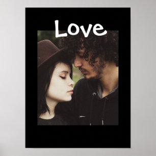 Personnalisez cette affiche "Amour" avec votre pho