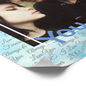 Personnalisez cette affiche "Amour" avec votre pho (Coin)