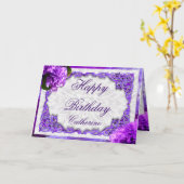 Personnalisez cette carte d'anniversaire pour oeil (Fleur jaune)