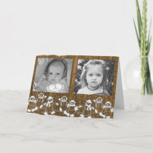 Personnalisez cette Carte de Noël Homme Gingerbrea