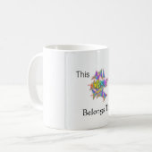 Personnalisez Cette Impressionnante Mug Appartient (Devant gauche)