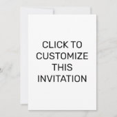 PERSONNALISEZ CETTE INVITATION (Devant)