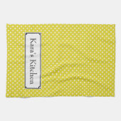 Personnalisez cette serviette de cuisine Polka Dot (Horizontal)