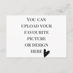 Personnalisez la carte de boîtier 3,5 po x 5 po -